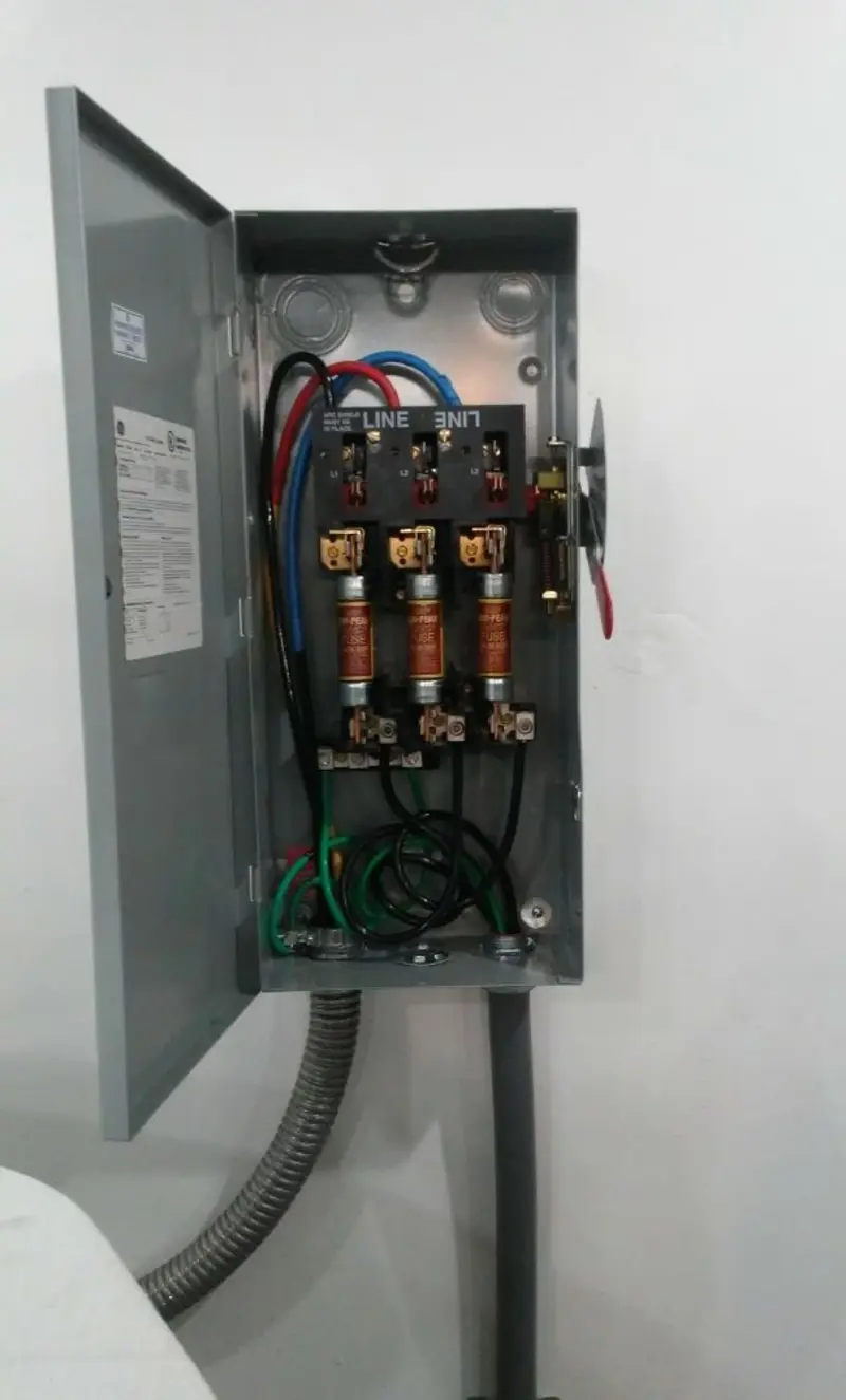 Three-phase disconnect switch installed for Electrical Wiring & Rewiring in Butte-Silver Bow